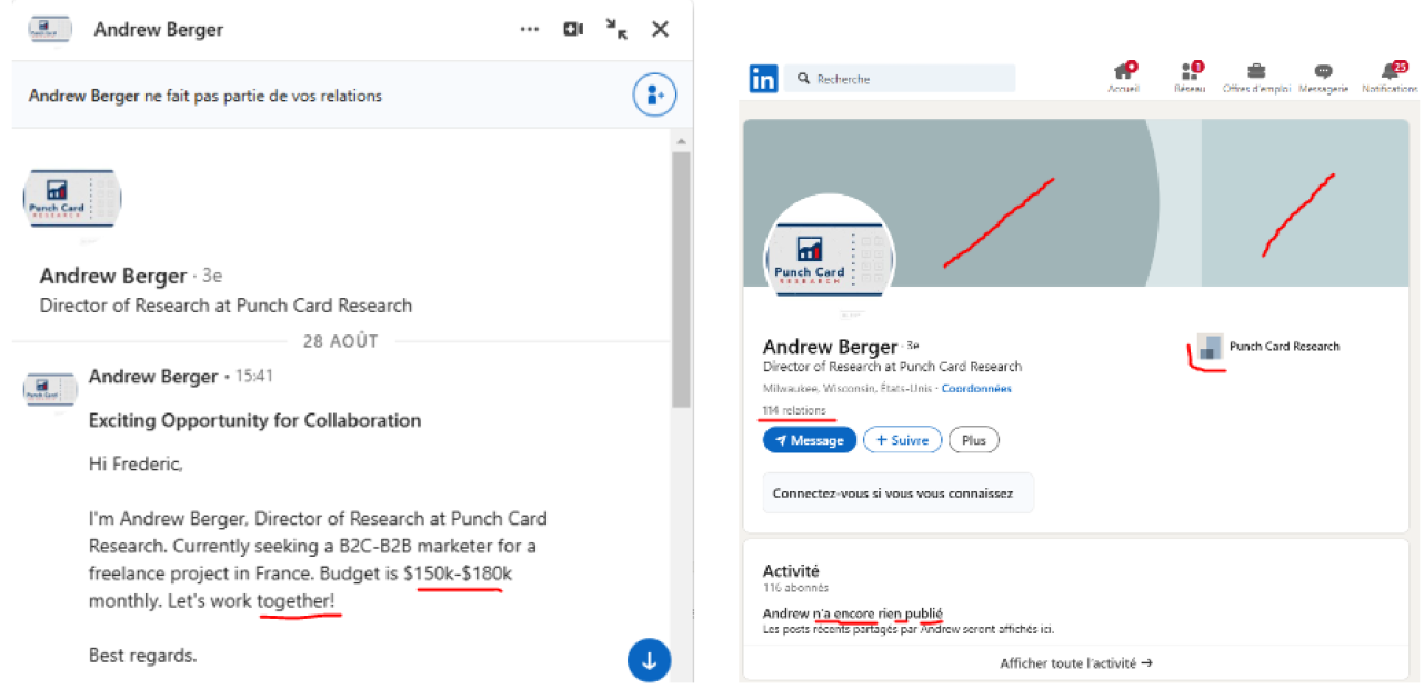 linkedin spear phishing methode pour s'en protéger